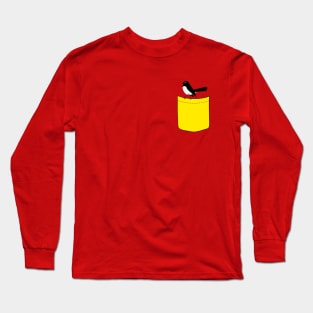 Pocket Willie Wagtail Long Sleeve T-Shirt